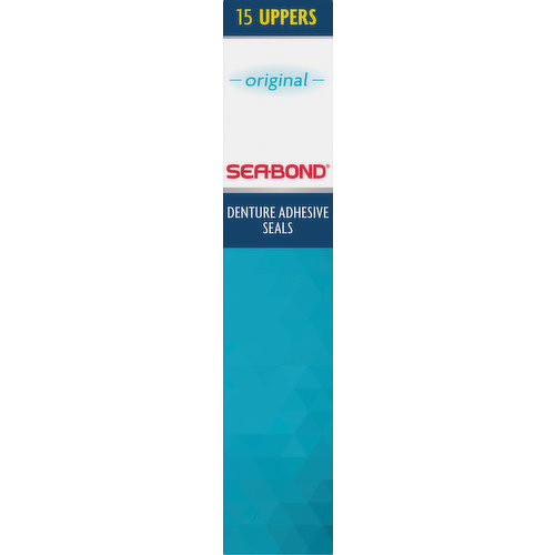 Sea Bond Denture Adhesive Seals, Uppers, Original