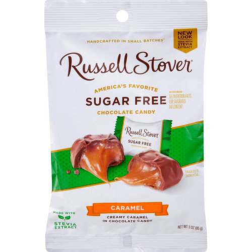 Russell Stover Chocolate Candy Sugar Free Caramel