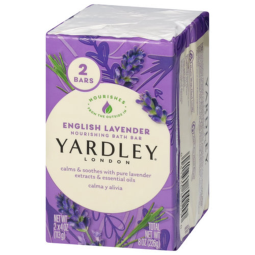 Yardley London Bath Bar, English Lavender, Nourishing