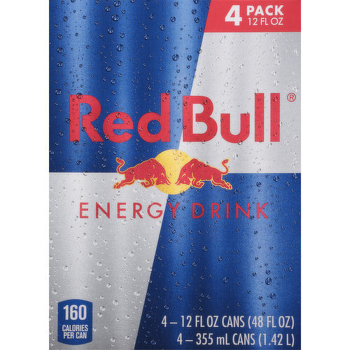 Red Bull Energy Drink, 4 Pack