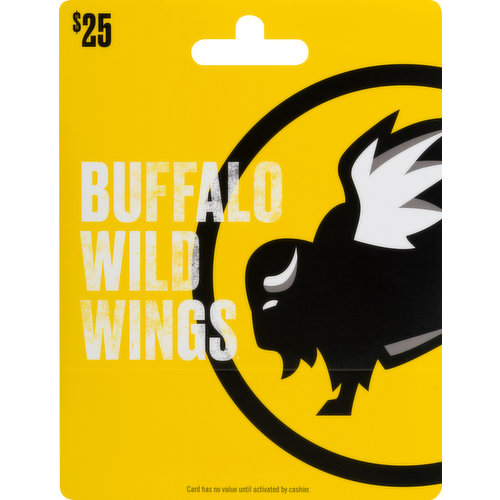 Buffalo Wild Wings Gift Card, $25