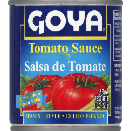 Goya Tomato Sauce, Spanish Style, Low Sodium King Kullen