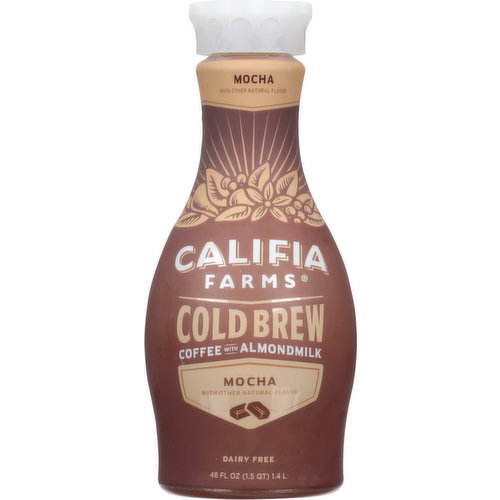 Califia Farms Coffee, with Almondmilk, Cold Brew, Mocha