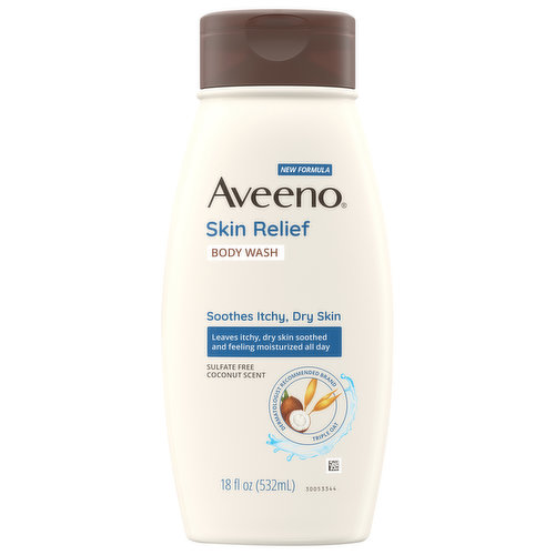 Aveeno Body Wash, Skin Relief, Coconut Scent