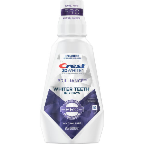 Crest Rinse, Brilliance, Winter Teeth