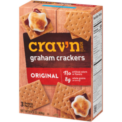Crav'n Flavor Original Graham Crackers