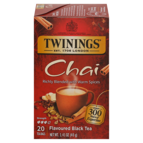Twinings Black Tea, Flavoured, Chai