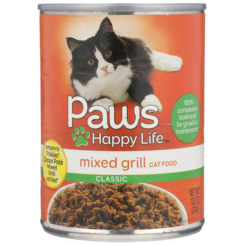 Paws Happy Life Mixed Grill Classic Cat Food