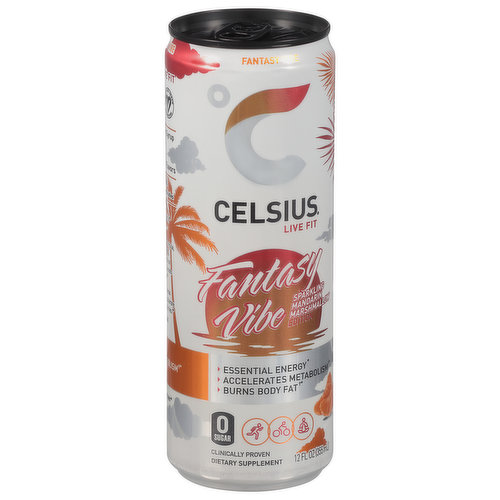 CELSIUS ZERO SUGAR FITNESS ENERGY DRINK - Single cans 