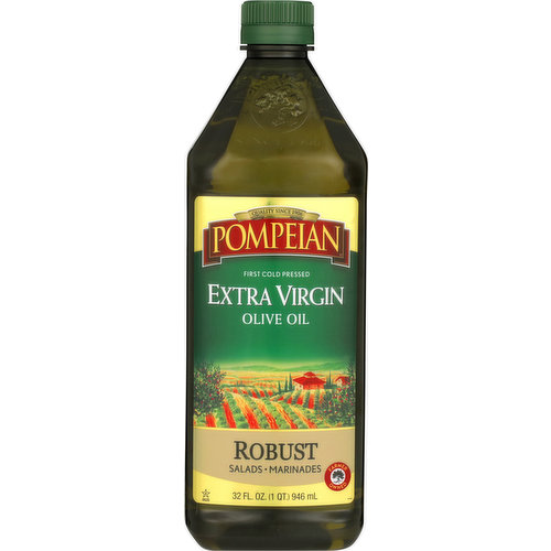 Pompeian Olive Oil, Extra Virgin, Robust