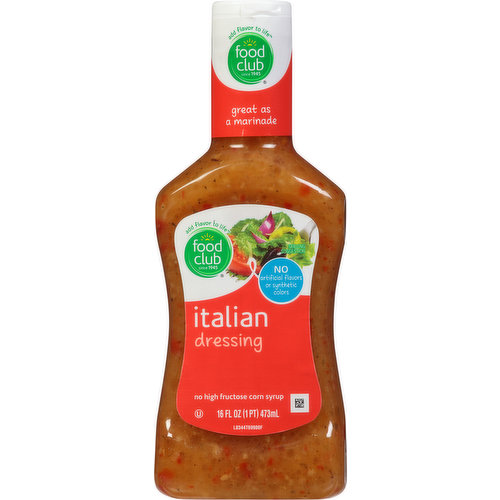 Food Club Dressing, Italian