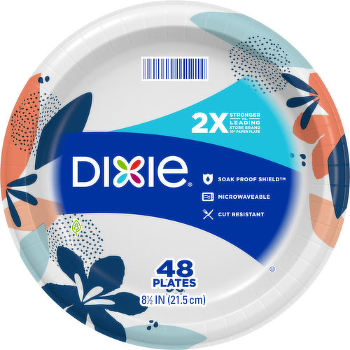 Dixie Plates, 8-1/2 Inch