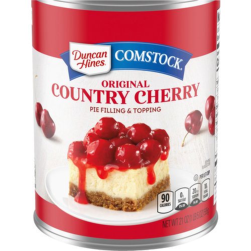 Duncan Hines Pie Filling or Topping, Original, Country Cherry