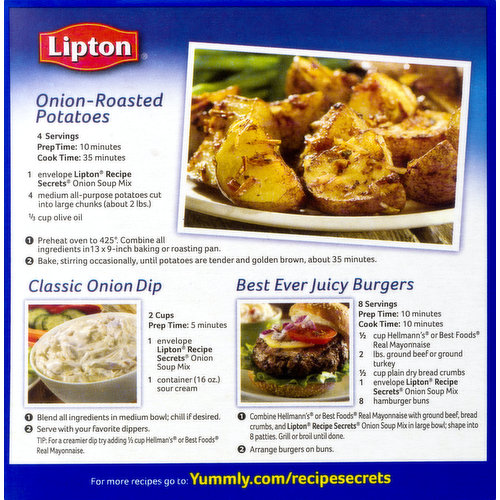 Lipton Onion Soup Mix in Bulk (5.7 oz, 12/case)