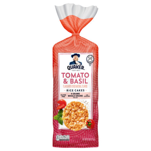 Quaker Rice Cakes, Tomato & Basil