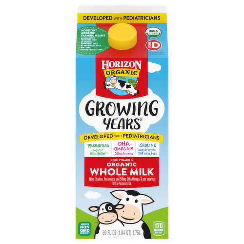 Horizon Organic Milk, Whole, Organic