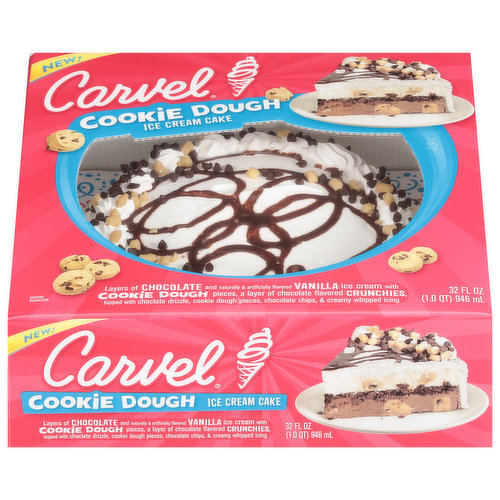 Carvel Ice Cream Cake, Cookie Dough