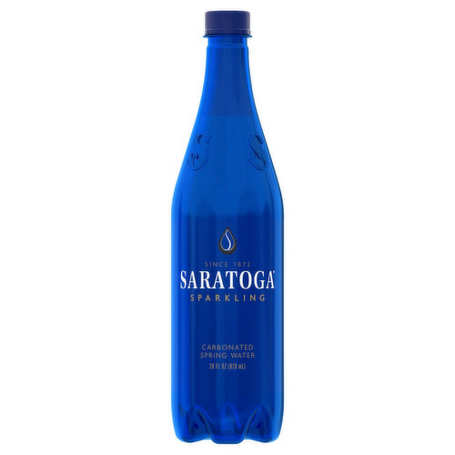 Saratoga Spring Water, Carbonated, Sparkling