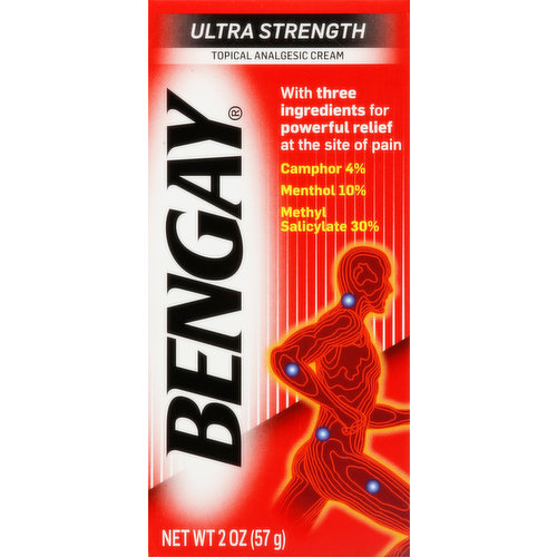 Bengay Analgesic Cream, Topical, Ultra Strength