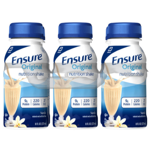 Ensure Nutrition Shake, Vanilla, Original