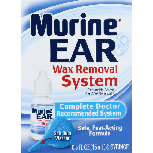 Murine Ear Wax Removal System, Maximum Strength Formula 