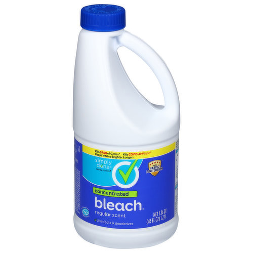 Simply Done Bleach, Concentrated, Regular Scent