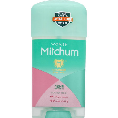 Mitchum Anti-Perspirant & Deodorant, Women, Gel, Powder Fresh