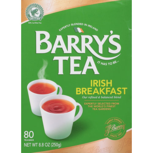 Barry's Tea Tea, Irish Breakfast, Tea Bags