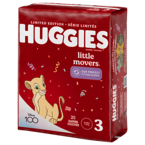 Huggies Little Movers Lion King Size 7 Disposable Thailand