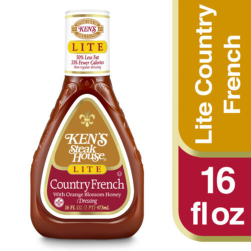 Ken's Steak House Salad Dressing, Country French, Lite