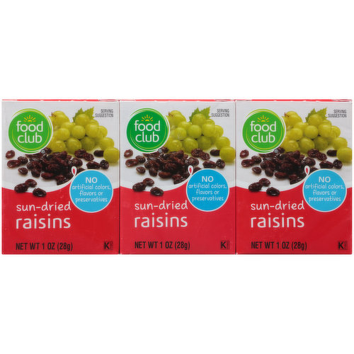 Food Club Sun-Dried Raisins