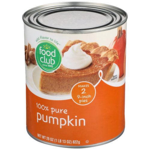 Food Club 100% Pure Pumpkin