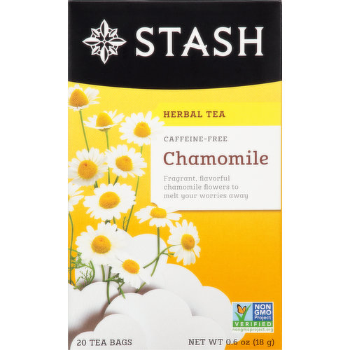 Stash Herbal Tea, Caffeine-Free, Chamomile, Tea Bags