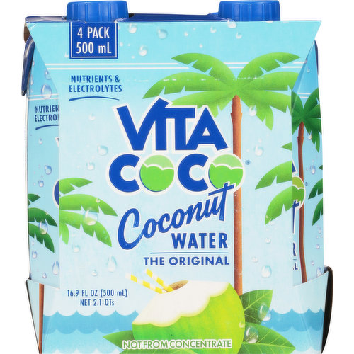 Vita Coco Coconut Water, The Original, 4 Pack