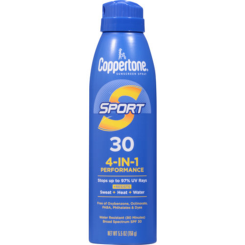 Coppertone Sunscreen Spray, Broad Spectrum SPF 30