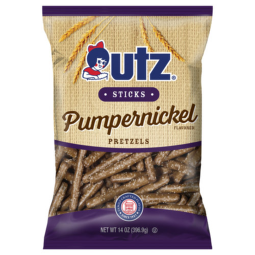 Utz Pretzels, Pumpernickel, Sticks