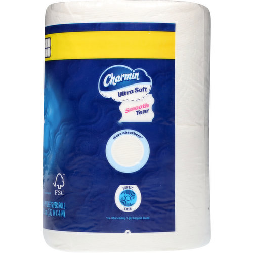 Charmin Bathroom Tissue, Super Mega Rolls, 2-Ply