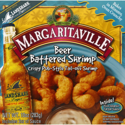 MARGARITAVILLE Shrimp, Beer Battered