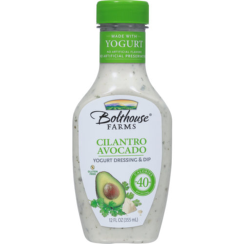 Bolthouse Farms Yogurt Dressing & Dip, Cilantro Avocado