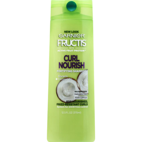 Garnier Shampoo, Fortifying, Curl Nourish