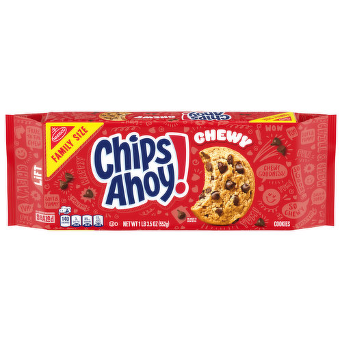 Chips Ahoy! Cookies, Chewy, Family Size