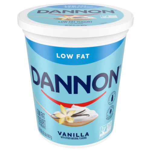 Dannon Yogurt, Low Fat, Vanilla