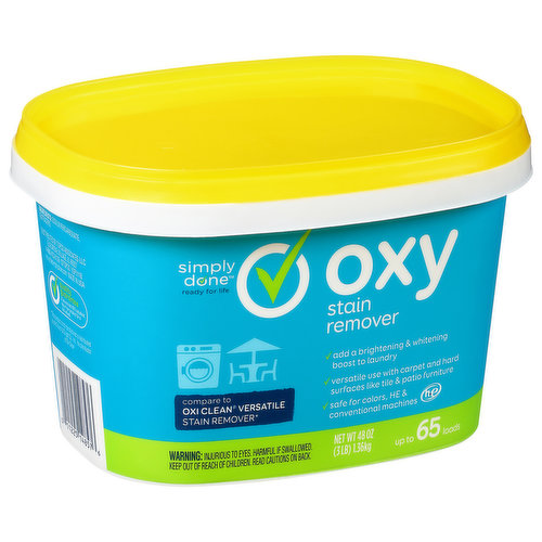 Simply Done Stain Remover, Oxy