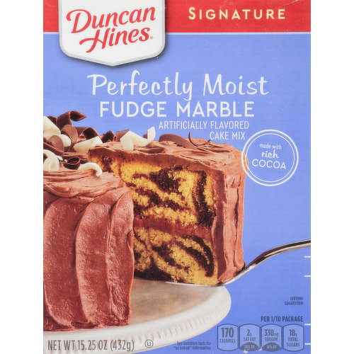 Duncan Hines Cake Mix, Fudge Marble, Perfectly Moist