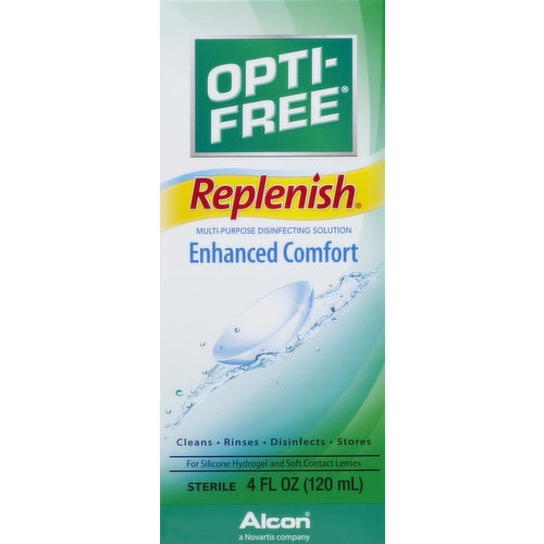 Opti-Free Multi-Purpose Disinfecting Solution, Enhanced Comfort