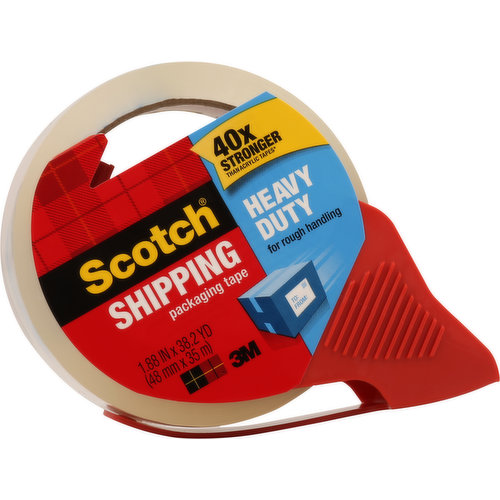 Scotch Packaging Tape, Shipping, Heavy Duty