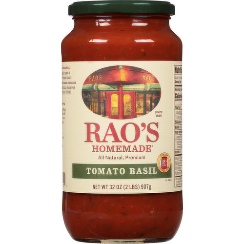 Rao's Sauce, Tomato Basil