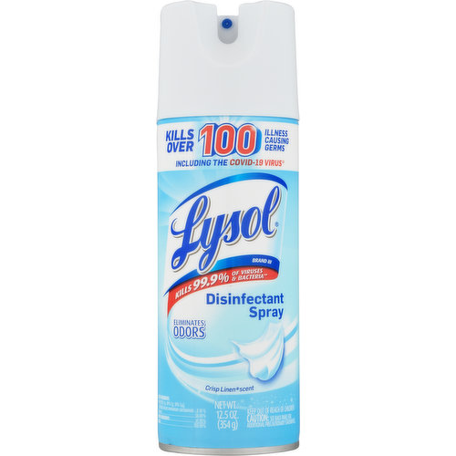 Lysol Disinfectant Spray, Crisp Linen Scent