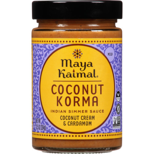 Maya Kaimal Indian Simmer Sauce, Coconut Korma, Mild