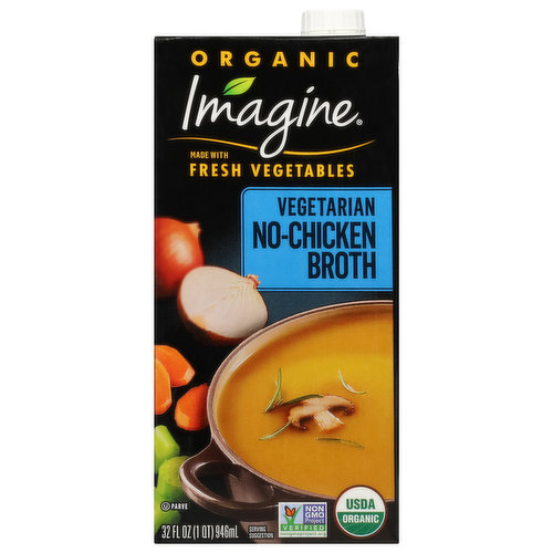 Imagine No-Chicken Broth, Organic, Vegetarian